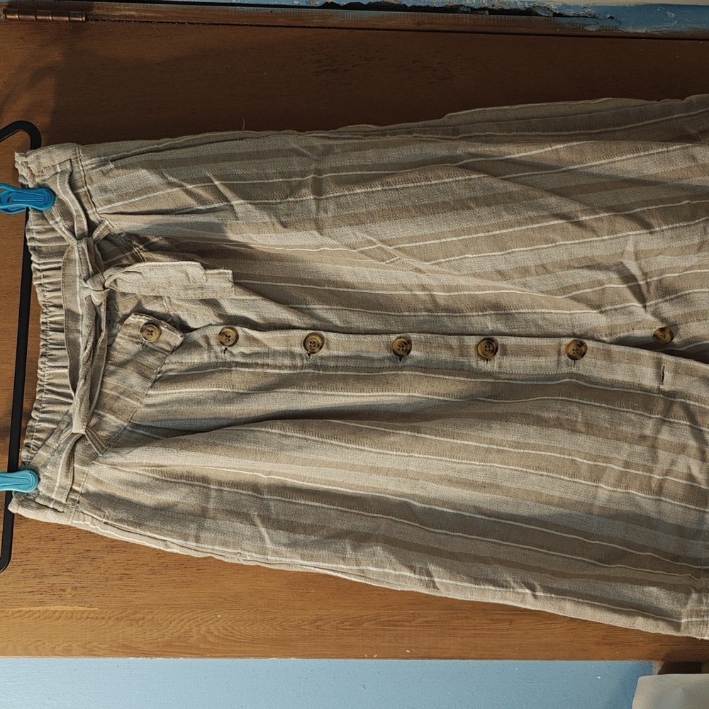 Da-sh linen midi skirt